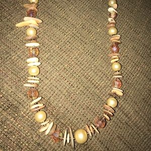 NEW! BIWA PEARL /CRYSTAL Necklace